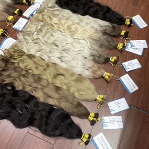 Cabello humano al por mayor Cabello a granel Calidad de lujo Fábrica Rubio a granel Sombra caliente Onda natural Cabello vietnamita - Product Image 5