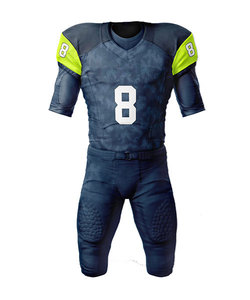 2025 meilleurs uniformes de Football américain sublimés personnalisés usine en gros maillots en sergé manches courtes pour la saison estivale - Product Image 1