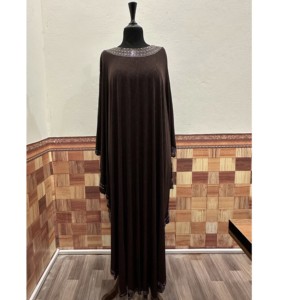 NOUVEAU Vente en gros Abaya Dubaï Couleur unie Simple Vêtement islamique modeste Abaya Robes musulmanes pour femmes Abaya - Product Image 3