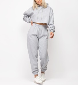 Conjunto de pantalones de chándal y Sudadera con capucha de talla grande personalizado para mujer - Product Image 3