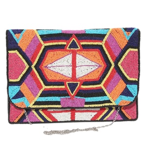 กระเป๋าเงินลูกปัดทำมือสไตล์อินเดียวินเทจของแท้สำหรับผู้หญิงเป็นมิตรกับสิ่งแวดล้อมกระเป๋าถือแบบสะพายข้างสำหรับเดินทางทำมือ2025 - Product Image 1