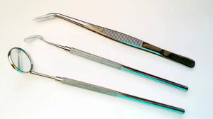 Juego de examen básico para estudiantes de odontología de 3 piezas con pinzas e instrumentos quirúrgicos con espejo bucal - Product Image 6