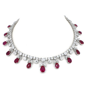 Collar de tenis de joyería CZ graduado elegante de alta calidad - Product Image 4