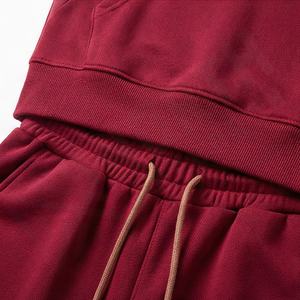 ชุดวอร์มผู้ชายสำหรับฤดูหนาว 400gsm ผ้าฝ้าย 100% สกรีนโลโก้ได้ตามต้องการ น้ำหนักเบา ระบายอากาศดี เหมาะสำหรับออกกำลังกาย ฟิตเนส วิ่ง - Product Image 5