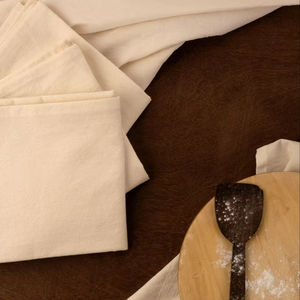 Saco de harina absorbente de agua ecológico de secado rápido de algodón 100%, toallas de cocina tejidas, estilo cuadrado liso, limpieza del hogar personalizable - Product Image 1