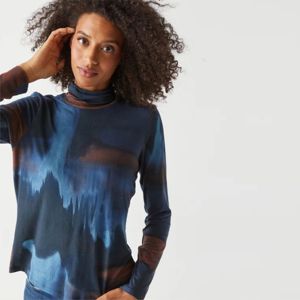 Cuello alto de lana ligero para mujer, perfecto para capas, transpirable y cálido, ajuste a medida para entornos profesionales e informales - Product Image 2