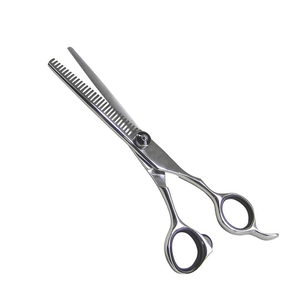 Ciseaux de cheveux amincissants en acier inoxydable de cisaillement de barbier professionnel utilisent des ciseaux amincissants à usage domestique et de salon - Product Image 5