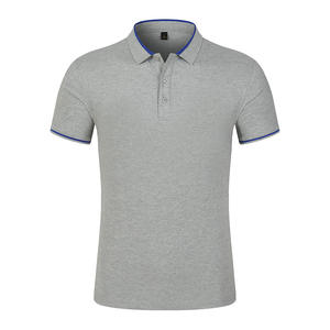 T-shirt polo vierge respirant en coton de qualité supérieure à la mode Chemises unies douces Chemises polo avec logo personnalisé - Product Image 2
