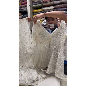 Listo para usar Trabajo de bordado indio tradicional Salwar Kameez con trabajo elegante y Dupatta con Pent - Product Image 5