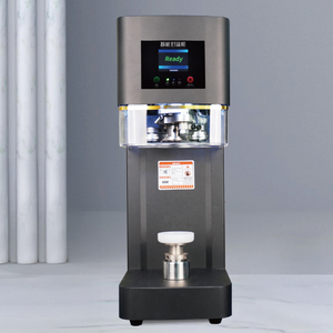 Recién llegado, selladora automática de latas rotativas para bebidas, Base libre de sellado por inducción manual económica para embalaje de papel de aluminio - Product Image 1