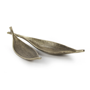 Plateau de service élégant en aluminium avec poignée en forme de fleur, finition dorée brillante, qualité commerciale, compatible lave-vaisselle, livraison rapide - Product Image 5