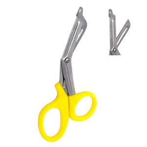 กรรไกรตัดแผลสเตนเลสสตีลที่มีนวัตกรรมกรรไกรสำหรับการผ่าตัดมีด้ามจับสีเหลืองพื้นฐาน7.5 - Product Image 1