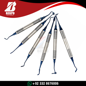 Best-Selling Dental Composite Filling Tools Composite Filling Amalgam Flat <b>Titanium</b> Coated 2.9mm Dental Set Surgical Instruments - Product Image 4