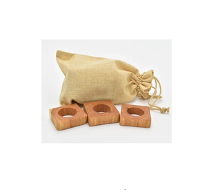 Wooden Napkin Holder Rings Handmade Accessories Napkin Rings for Shape <b>Table</b> Decoration - Product Image 1