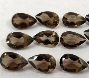 Cuarzo ahumado natural Corte de pera 3x5mm Facetado-Cuarzo ahumado de alta calidad Facetado - Product Image 3