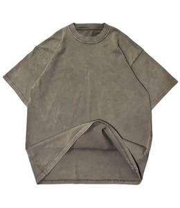 Conjuntos Cortos Casuales Lisos para Hombre, Lavado Ácido, 100% Algodón Jersey 240gsm, Camiseta y Pantalones Cortos de Corte Cuadrado para Hombre, Hechos en Pakistán - Product Image 2