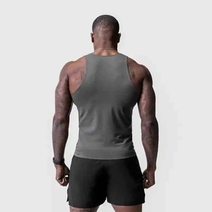 Super Soft Cotton Ribbed Sport <b>Muscle</b> <b>Vest</b> Tank Sleeve Style Custom Logo Back Plain Breathable Gym Running Fitness Work <b>Vest</b> - Product Image 4