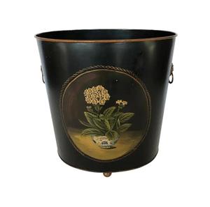 Poubelle en fer de style tendance et antique Corbeille à déchets en métal peinte à la main décorative Poubelle vintage aux prix de gros - Product Image 3