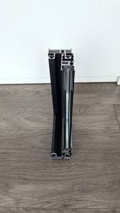 Portes extérieures coulissantes en aluminium à double vitrage de conception moderne Porte en verre de balcon à ouverture coulissante pour garage - Product Image 6