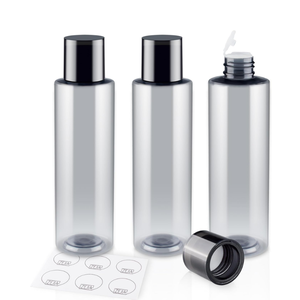 200ml Bouteille en plastique PET transparente Cylindre Shampooing Lotion Corps Lavage Cosmétique Conteneur Emballage Vietnam manufacture - Product Image 1