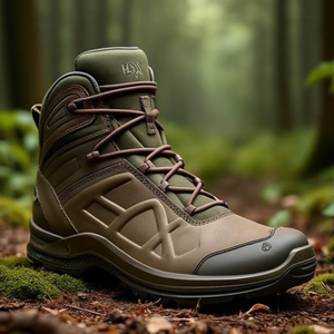 Chaussures de randonnée HAIX BE Nature GTX Mid, taille 11 (46), marron/vert, cuir - Product Image 3