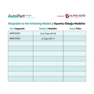 อะไหล่ม่านซันรูฟสำหรับ W176คลาส Mercedes CLA W117 - Product Image 4