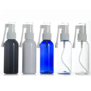 New 5ml 10ml 15ml 20ml 25ml 30ml 35ml 40ml 50ml 60ml Plastic Nasal Spray Bottle Medical Liquid Personal Care Container