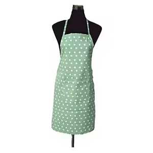 Venta caliente 100% algodón cocina babero delantal mejor calidad impresión personalizada fabricante indio sin mangas para limpieza - Product Image 6