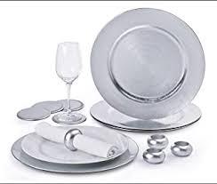 Plato de Presentación Grande de Metal, Plato de Acero Inoxidable para Cena, Plato de Presentación para Mesa de Boda, Uso en Hoteles y Restaurantes - Product Image 3