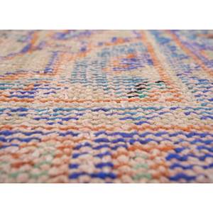 Tapis en laine noué à la main de grande taille, motif médaillon rouge et orange, pour salon, couloir rectangulaire - Pae-2919 - Product Image 3