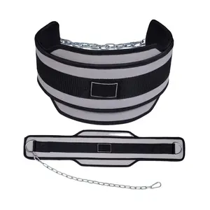 2026 Wholesale High Quality Gym Fitness Powerlifting <b>Weightlifting</b> Dipping <b>Belt</b> With Chain for Men <b>Women</b> - Product Image 1
