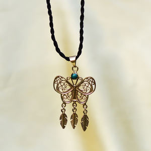 Best-seller Trendy Pendentif en pierre précieuse turquoise plaqué or 14k Bijoux en laiton pour fête Western Wedding pour cadeaux - Product Image 6