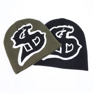 Gorros de Punto a Mano de Invierno, 100% Algodón, Unisex, de Alta Calidad, con Logotipo Personalizado, Ajustables, Estilo Nuevo, Superventas - Product Image 2