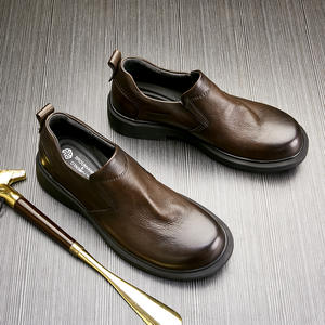 Zapatos Mocasines de Piel de Becerro con Detalles Cosidos a Mano y Soporte para el Arco del Pie, Zapatos de Vestir para Hombre - Product Image 5