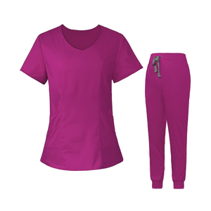 Top Trending OEM 2024 <b>Scrub</b> Sets Pattern Medical <b>Scrub</b> Uniforms Women's <b>Scrubs</b> Custom <b>Plus</b> <b>Size</b> Nurse Hospital Uniforms Knitted - Product Image 2