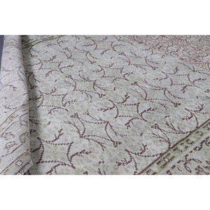 Vintage Turkish Rug 4.8x7.9 ft, <b>Brown</b> Area Moroccan <b>Wool</b> Rug - Product Image 4