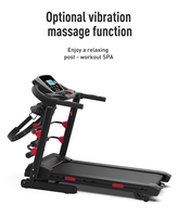 Tapis roulant commercial pliable automatique avec fonction de massage et surveillance de la fréquence cardiaque