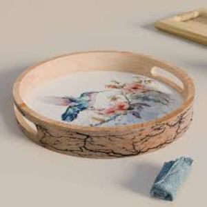 Bandeja de servicio de resina de diseño hecho a mano doméstico de una sola pieza con calidad y material extra premium a buen precio - Product Image 3