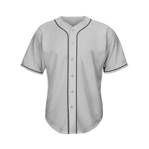 Camiseta de Béisbol Personalizada con Logotipo 100% Poliéster para Hombre, Ropa Deportiva de Secado Rápido, Transpirable, Tallas Grandes, Uniforme de Equipo - Product Image 1