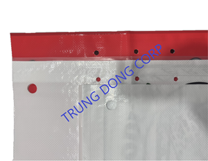 Sacs tissés en PP avec trous d'aération revêtus ou stratifiés en BOPP, taille personnalisée, fournisseur du Vietnam pour la pomme de terre et les produits agricoles - Product Image 4