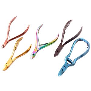 Cortaúñas profesional con hoja curva, pinzas para cutículas y removedor de piel muerta, instrumentos de belleza para cortadores de dedos y dedos de los pies - Product Image 2