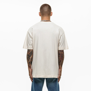 T-shirt Homme Vintage Essentiel Lavé Grande Taille Oversize 100% Coton Manches Courtes Respirant Effet Délavé Acide Qualité Supérieure Vente en Gros - Product Image 2