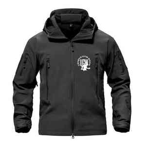 Chaqueta Deportiva Negra para Mujer, Resistente al Agua y al Viento, Acolchada, para Senderismo y Actividades al Aire Libre, con Cuello Desmontable y Cintura Ajustable - Product Image 4