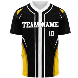Customizable 100% Cotton and Polyester <b>Baseball</b> Jersey Breathable and Printed Design Available in Size and in Stock Sports - Product Image 1