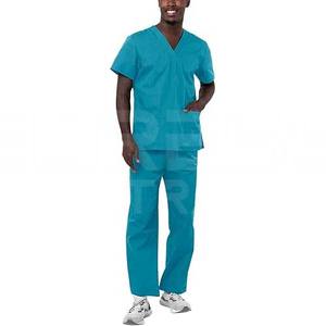 Uniformes confortables d'infirmière en Spandex en coton Conception unique Respirant Tissé Hôpital d'été Scrubs Vêtements médicaux doux - Product Image 1
