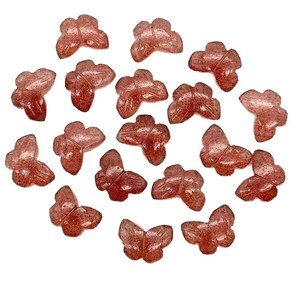 Piedra Preciosa Tallada en Forma de Mariposa al por Mayor, Piedra Rosa Suelta y Tallada a Bajo Precio - Product Image 2