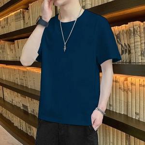 Camiseta para hombre, camiseta personalizada para gimnasio, Fitness, algodón, licra, secado rápido, transpirable, para hombre, camiseta para correr, deportes, cuello redondo - Product Image 5