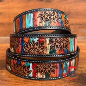 Ready to Ship Custom Hand Tooled Leather Straps <b>Camera</b> Bag Strap Personalized High Quality Cow Leather Replacement Purse Straps - Product Image 1