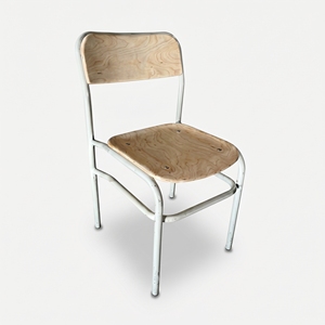 ARSU Modern Commercial Height Adjustable Student Chair Powder Coated Finish Tapered Legs Metal Frame School Hospital Apartment - Product Image 3