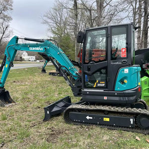 Para Sunward SWE35UF, excavadora compacta de cola cero de 3,8 toneladas, motor Yanmar, engranaje de bomba de Motor de núcleo hidráulico KYB para trabajos de construcción - Product Image 1